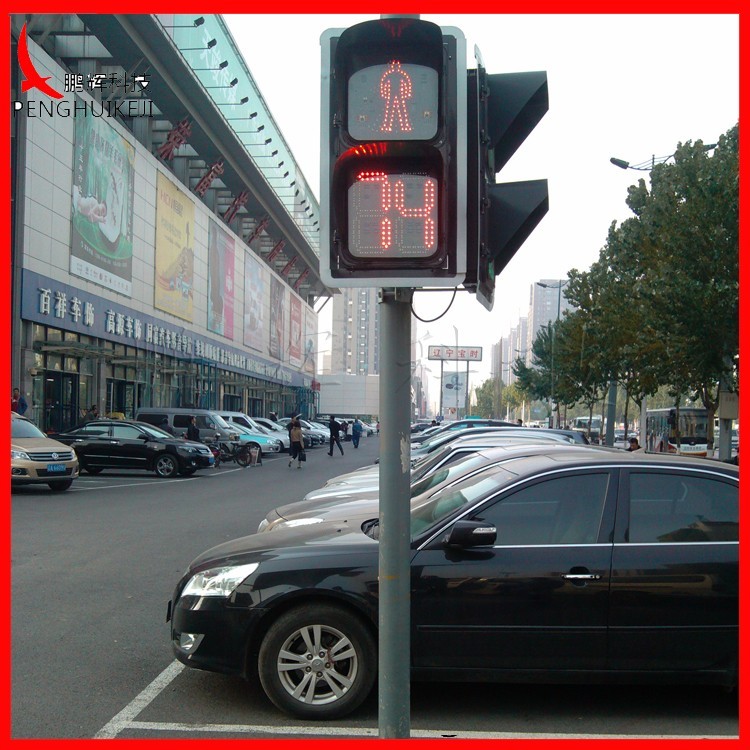 Pedestrian signal lamp installation works